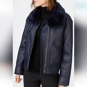 Club Monaco Diya Shearling Coat
